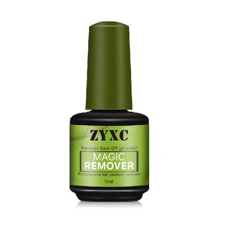 15ml Bursting Nail Polish Remover Gel with Brush - Eco-friendly Nail Polish Remover, No Soaking or Coating Required.